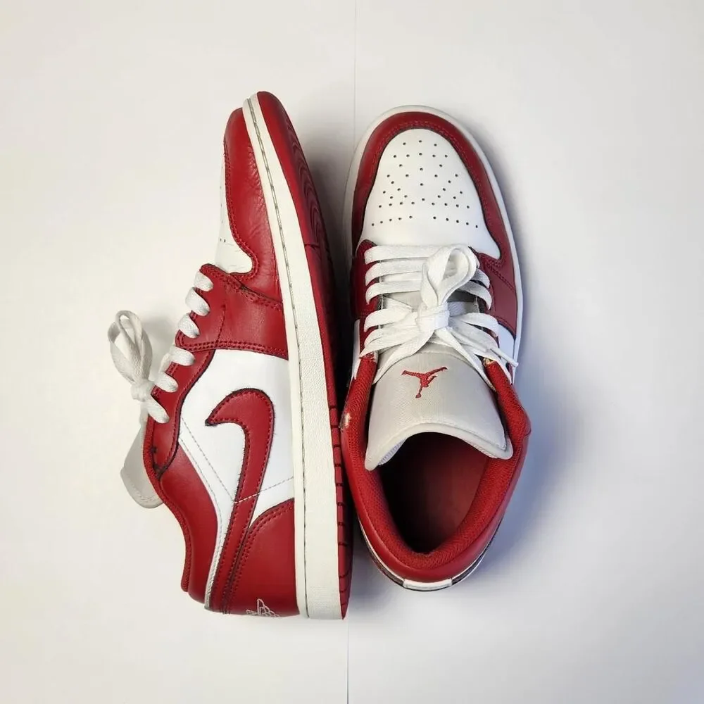 Jordan Men's Red and White Trainers